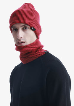 Шапка-бини из шерсти Pu90