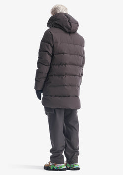 Удлинённый пуховик STROFO Qm562