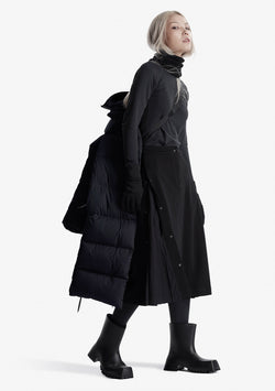 Длинный пуховик AITKEN Qw503