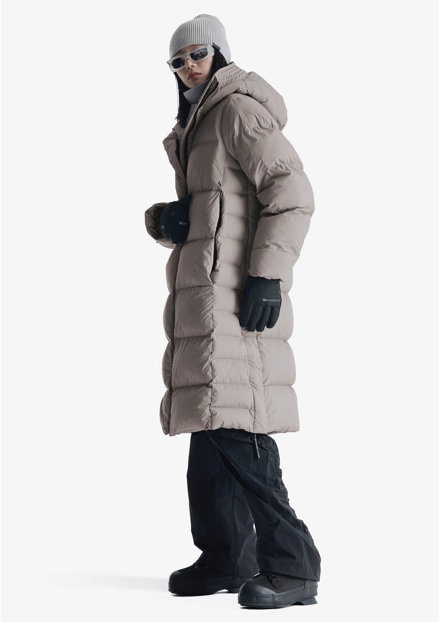 Длинный пуховик AITKEN Qw503