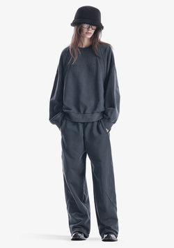 Широкие трикотажные брюки FRISSON Rw220