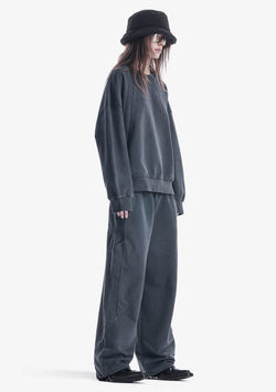 Широкие трикотажные брюки FRISSON Rw220