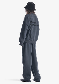 Широкие трикотажные брюки FRISSON Rw220