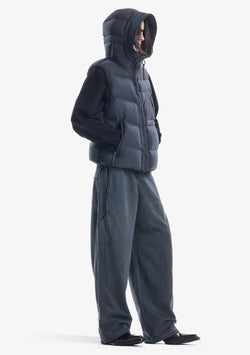 Широкие трикотажные брюки FRISSON Rw220