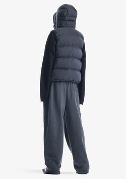 Широкие трикотажные брюки FRISSON Rw220