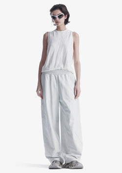 Широкие трикотажные брюки FRISSON Rw220