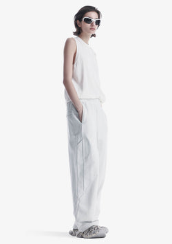 Широкие трикотажные брюки FRISSON Rw220