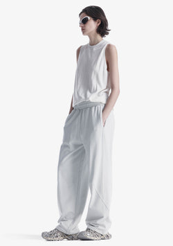 Широкие трикотажные брюки FRISSON Rw220