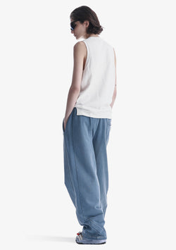 Широкие трикотажные брюки FRISSON Rw220
