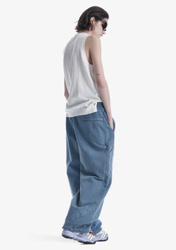 Широкие трикотажные брюки FRISSON Rw220