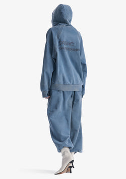 Широкие трикотажные брюки FRISSON Rw220