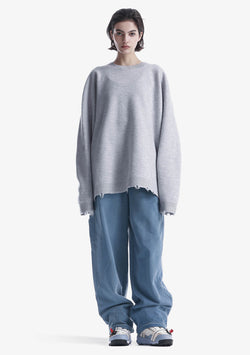 Широкие трикотажные брюки FRISSON Rw220